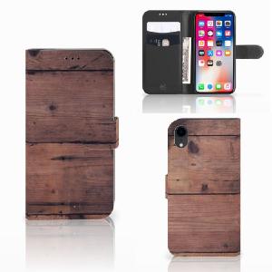 Apple iPhone Xr Book Style Case Old Wood Outlet Huge Surprise