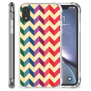 Apple iPhone Xr Doorzichtige Silicone Hoesje Zigzag Multi Color Buy Cheap Free Shipping