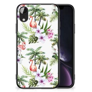 Apple iPhone XR Dierenprint Telefoonhoesje Flamingo Palms Discount Cheap