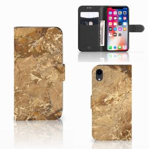 Apple iPhone Xr Bookcase Marmer Creme Buy