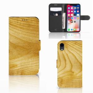 Apple iPhone Xr Book Style Case Licht Hout Buy Cheap Very Cheap