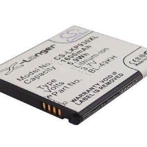 3.7V, Li-ion, 1600mAh, SmartPhone battery fits Lg, Verizon, Bl-49kh, Lu6200, Nitro Hd, 5.92Wh Buy Cheap Clearance
