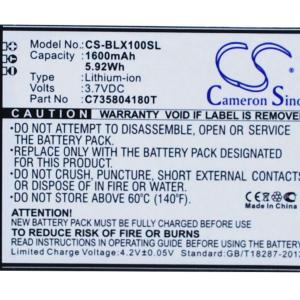 3.7V, Li-ion, 1600mAh, SmartPhone battery fits Blu, C735804180t, L100, L100a, 5.92Wh Discount Best Place