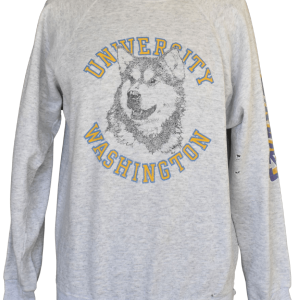 80's University of Washington Raglan Sweatshirt by Ultra Sweats Free Shipping Order