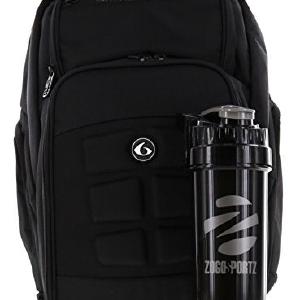 6 Pack Fitness Expedition Backpack Meal Mangement System 500 Stealth Black w/Bonus Zogosportz Cyclone Shaker Low Shipping Fee Online