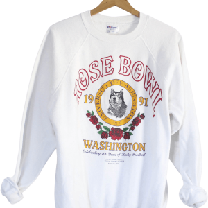90's University of Washington Huskies Rose Bowl Sweatshirt by Hanes 2025 New