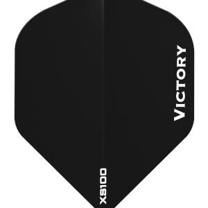 100 Sets Victory Darts XS100 Colours Black Extra Strong Dart Flights Manchester