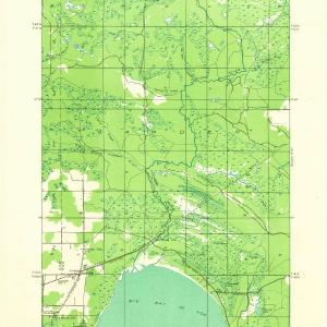 1932 Garden NE, MI  - Michigan - USGS Topographic Map Discount Supply