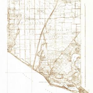 1932 Newport Beach, CA  - California - USGS Topographic Map Authentic Cheap Pice