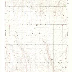 1966 Syracuse East, KS - Kansas - USGS Topographic Map v2 Top Quality Cheap Pice