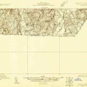 1931 Lowell, MA  - Massachusetts - USGS Topographic Map Clearance Fake