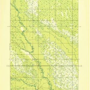 1931 Manistique River, MI - Michigan - USGS Topographic Map v2 Free Shipping 100% Original