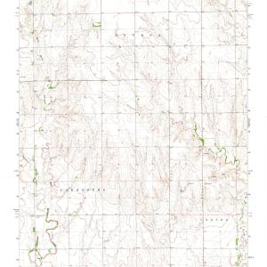 1966 Ransom, KS - Kansas - USGS Topographic Map v2 Visit New