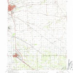 1952 Manteca, CA  - California - USGS Topographic Map Cheap Brand New Unisex