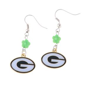 Green Bay Packers Bead Earrings Cheap Sale Manchester