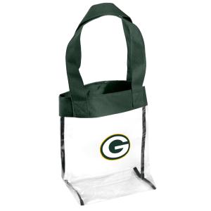 Green Bay Packers Clear Reusable Stadium Tote Bag Cheap Sale Genuine