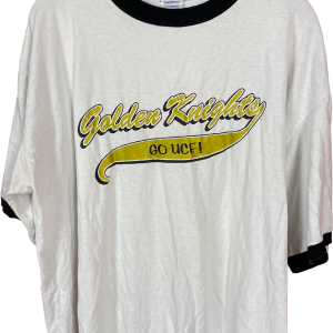 00s Ucf Golden Knights Mens Ringer T-shirt By Delta Footlocker Online
