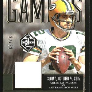 2023 Limited Limited Gamers Jerseys Aaron Rodgers /99 Buy Cheap Outlet