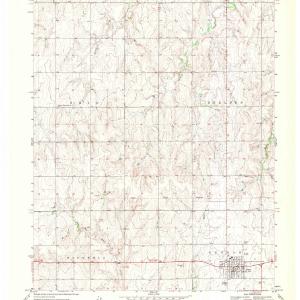 1970 Arnett, OK - Oklahoma - USGS Topographic Map v3 Clearance Amazon