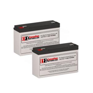 Batteries For Deltec Prk450 UPS, 2 X 6v, 12ah - 72wh Cheap Pirce