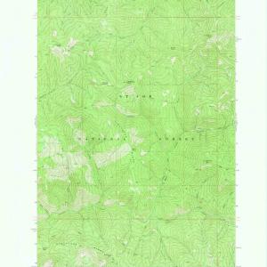 1969 Bathtub MTN, ID - Idaho - USGS Topographic Map For Sale For Sale