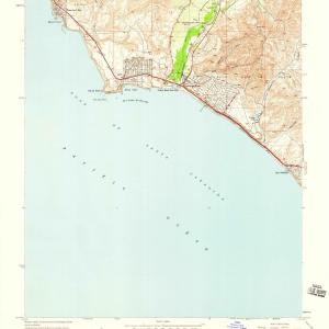 1948 Dana Point, CA  - California - USGS Topographic Map Discount Cheap Online