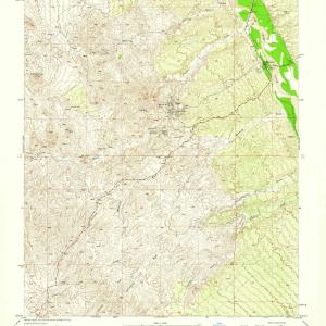 1948 Mammoth, AZ - Arizona - USGS Topographic Map v2 Free Shipping Online
