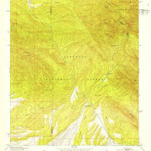 1948 Huachuca Peak, AZ - Arizona - USGS Topographic Map Explore
