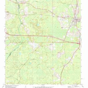 1954 Greenville, FL - Florida - USGS Topographic Map v2 Free Shipping Pick A Best