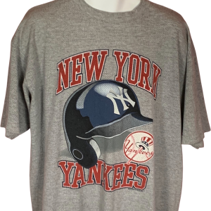 00s New York Yankees Mens Big Helmet T-Shirt by Pro Edge Excellent Sale Online