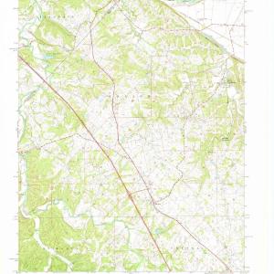 1970 Lithium, MO - Missouri - USGS Topographic Map From China Sale Online