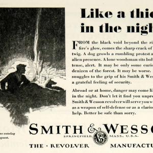 1930 Ad Smith Wesson Revolver Self Defense Pistol Manufacturer Wilderness YAR2 Cheap Sale