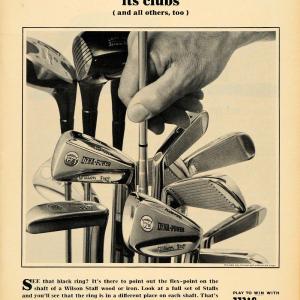 1965 Ad Wilson Sporting Goods Co. Golf Clubs Dyna-Power - ORIGINAL TM6 Buy Cheap Explore