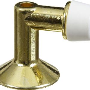 National Hardware N154-500 V233 Standard Duty Door Stop, Bright Brass Clearance Official