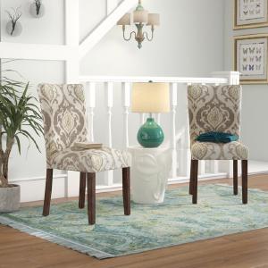 Neena Solid Back Parsons Chair (Set of 2) Enjoy Online