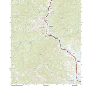 2012 Lamoine, CA - California - USGS Topographic Map Discount Choice