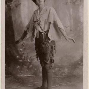 Zena Dare as Peter Pan Greetings Card With Paypal Cheap Pice