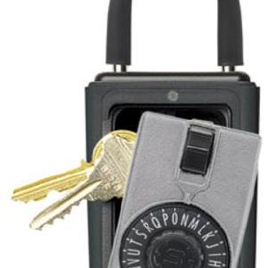 GE 001005 "Supra" Dial Portable Lock Key Safe Authentic