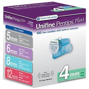 Unifine Pentips Plus Short Pen Needle 31G x 8 mm (100 count) Online Online High Quality