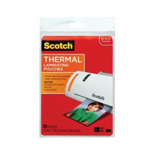 Scotch Thermal Pouches TP5903-20 for items up to 5.27 in x 7.24 in Discount Best Place