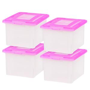 Plastic File Organizer Box (Set of 4) Footlocker Finishline Sale Online