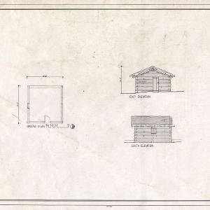 Blueprint East & South elevations, Plan - San Jacinto Ranch, Generator House, San Jacinto, Elko County, NV Clearance Reliable