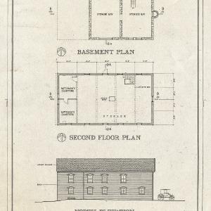 Blueprint HAER IND,39-MAD,49- (Sheet 3 of 3) - Carriage House & Stables, 120 Elm Street, Madison, Jefferson County, in Free Shipping Real