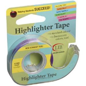 Lee Products Removeable Highlighter Tape .5"X720" Yellow Discount Cheap Online