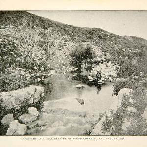 1897 Print Fountain Elisha Jericho Holy Land Religious Landmark Pilgrimage XGAE9 Outlet Locations Cheap Pice