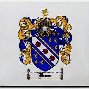 Boun Family Shield / Coat Of Arms Mouse Pad Pay With Paypal