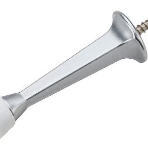 National Hardware N830-139 Rigid Square Tapered Door Stop, Satin Chrome Store Sale Online