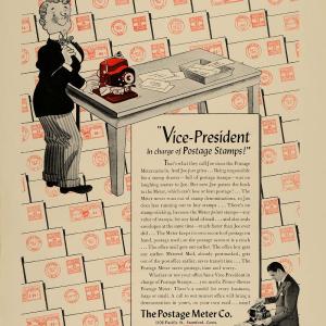 1940 Ad Postage Meter Stamps Machine Mail Illustration - ORIGINAL F4A Sale For Cheap