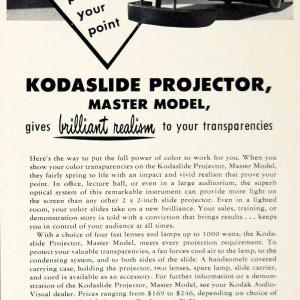 1952 Ad Eastman Kodak Company Kodaslide Slide Projector Photography Cameras YFT9 Fast Delivery Cheap Online