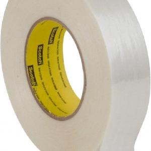 3M Packing Tape: 1-3/8" Wide, Clear, Rubber Adhesive Store With Big Discount